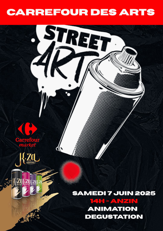 Affiche street art 2025